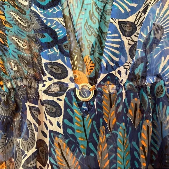 Patterned Swimsuit Coverup - Picture 3 of 5